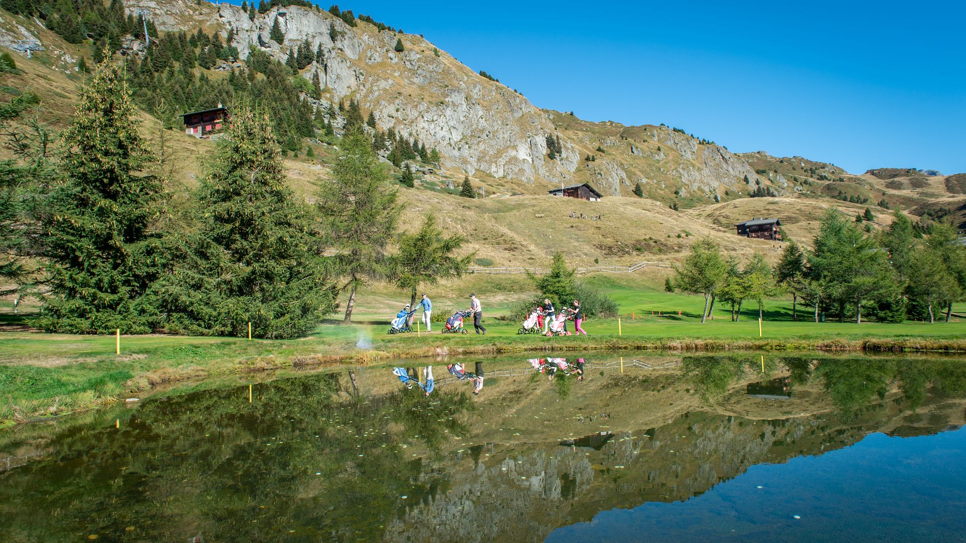 Golfen in der Aletsch Arena 