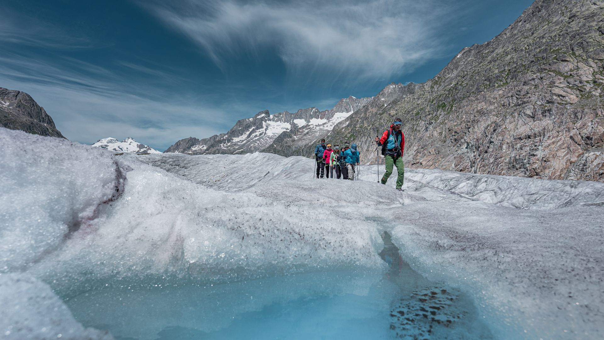 Gletschertour auf dem Grossen Aletschgletscher
