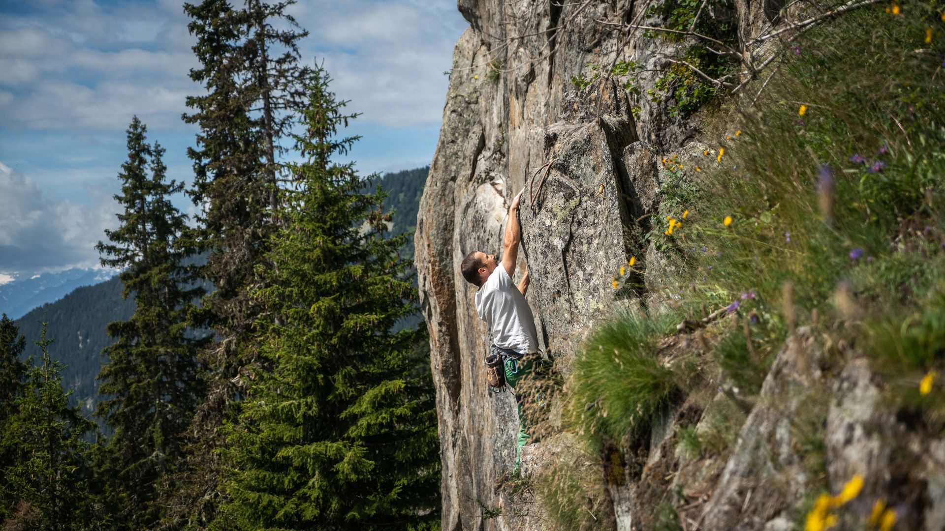 Klettergarten Adler auf der Riederalp in der Aletsch Arena