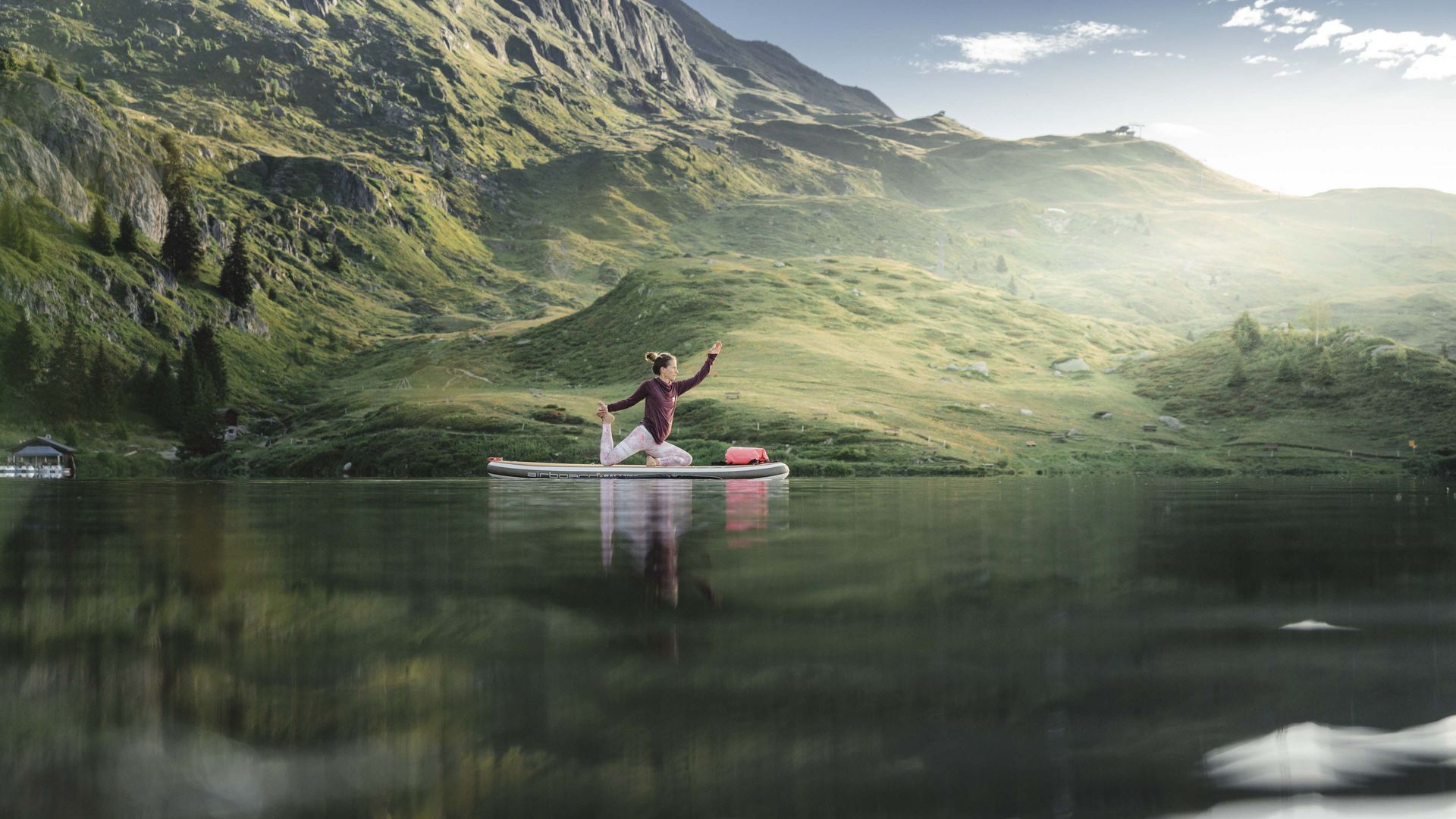 SUP Yoga auf dem Bettmersee