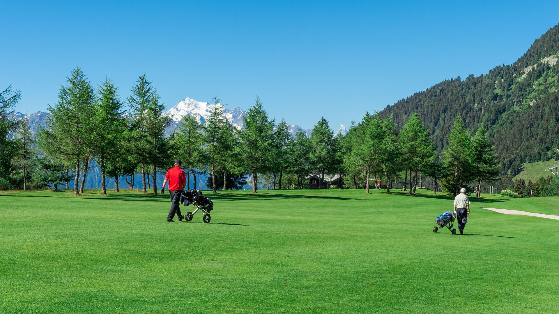 Golfen in der Aletsch Arena 