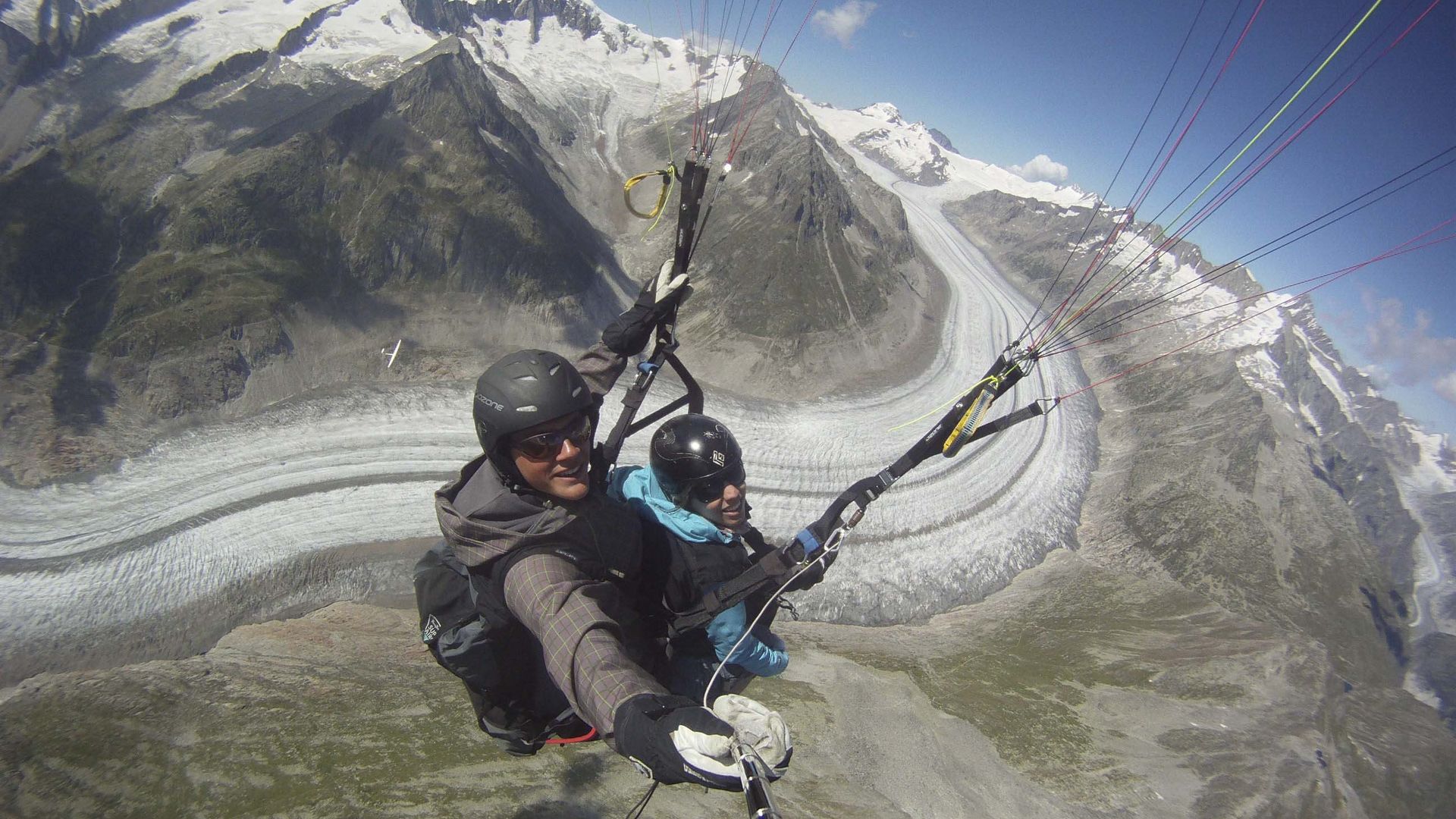 Tandem Gleitschirmflug