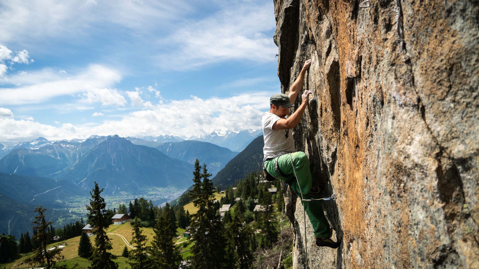 Klettergarten Adler auf der Riederalp in der Aletsch Arena